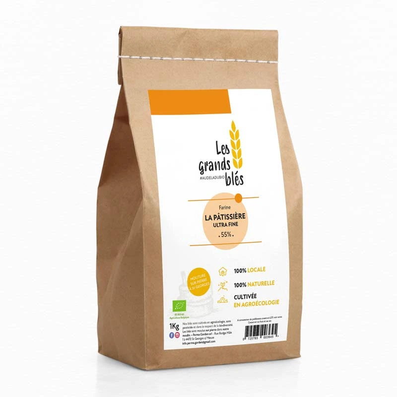 Sac de Farine Ultra fine 3kg 55%