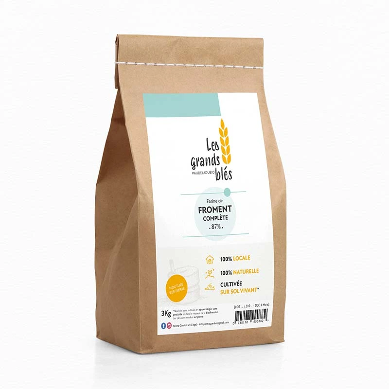 Sac Froment T87 3KG Les gds bles