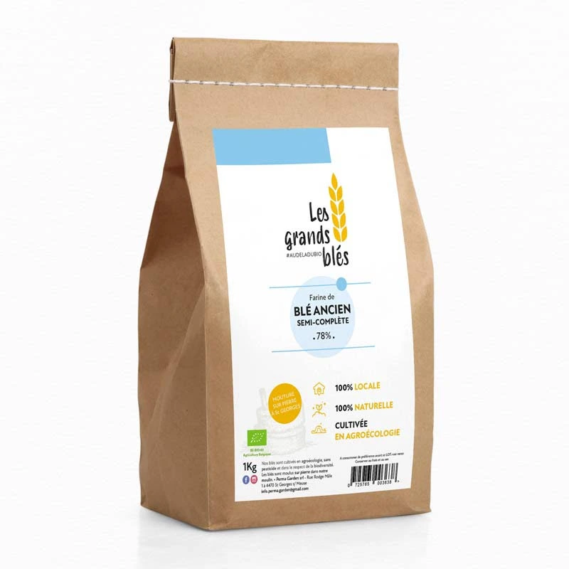 [5303] Sac de Blé ancien 3kg les grands blés 78T